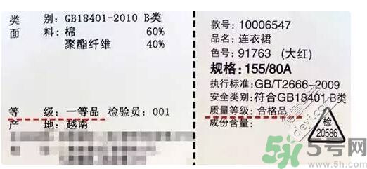 衣服一等品是什么意思？衣服一等品和合格品哪個好？