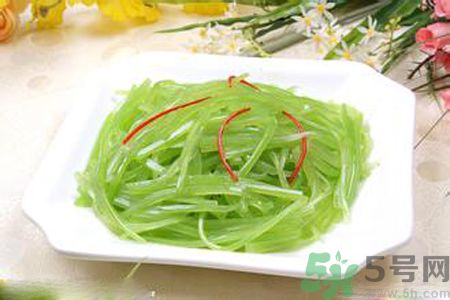 月經期間可以吃萵筍嗎？萵筍月經期間可以吃嗎？