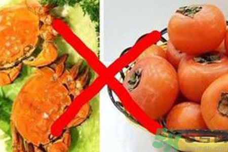 大閘蟹和柿子為什么不能一起吃？柿子和螃蟹隔多久可以吃？