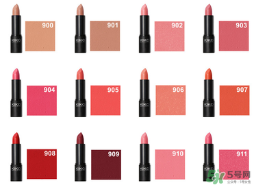 kiko9系列哪個(gè)顏色好看？kiko9系口紅試色