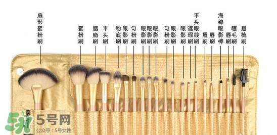 化妝刷有哪些？不同化妝刷怎么用？