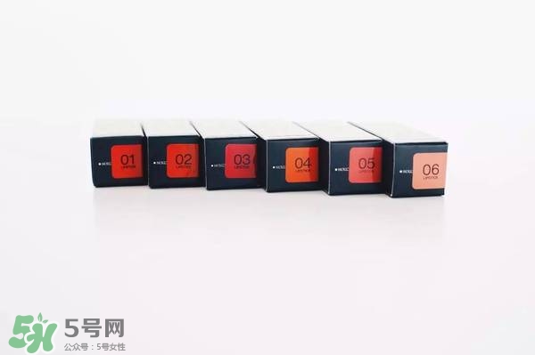 名創優品口紅色號試色 名創優品口紅試色圖