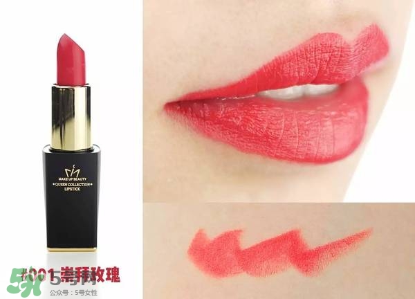 名創優品口紅色號試色 名創優品口紅試色圖