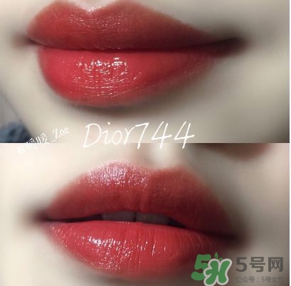 迪奧744和999哪個好看?dior迪奧口紅744和999區別