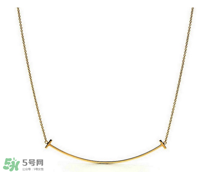 Tiffany t笑臉項鏈專柜價格 Tiffany t項鏈多少錢？