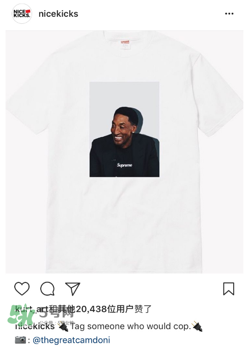 supreme皮蓬photo tee會(huì)發(fā)售嗎？supreme將推出皮蓬photo tee？
