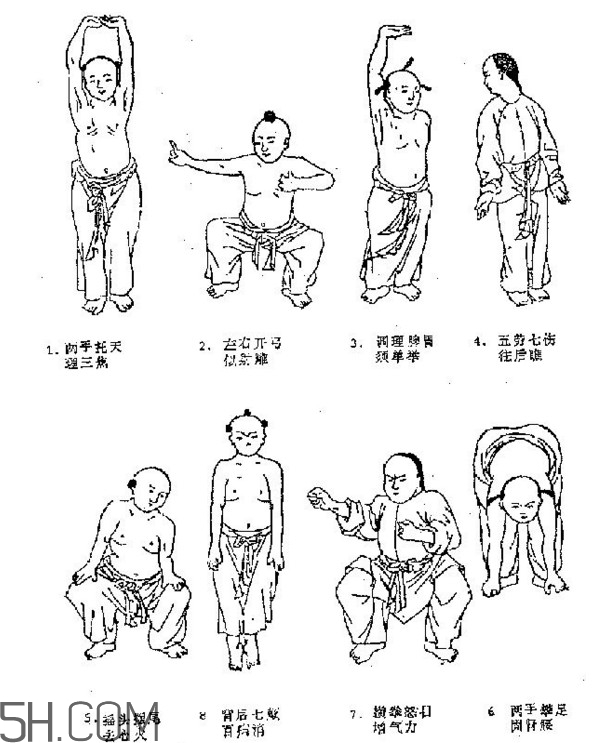 八段錦能治什么?。刻珮O拳八段錦五禽戲哪一種最好