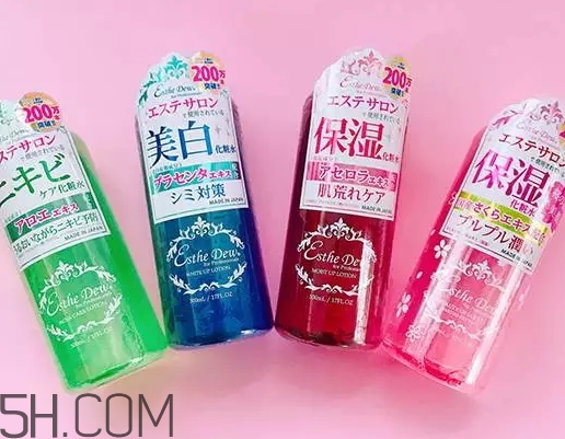 esthe dew爽膚水哪個顏色好？esthe dew化妝水不同顏色區別