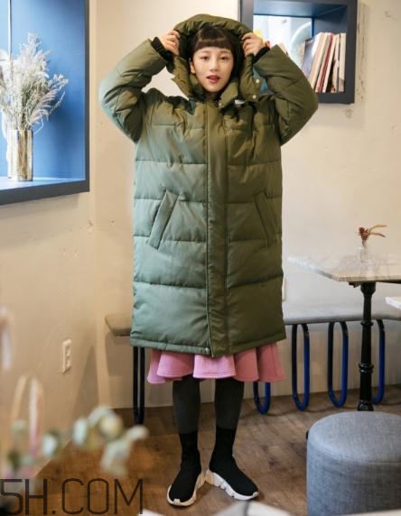 長款棉衣如何搭配？長款棉服搭配圖片