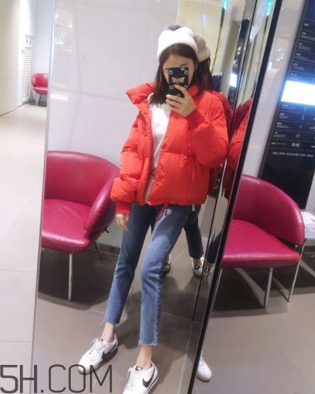 紅色棉襖怎么搭配？紅色棉服搭配圖片