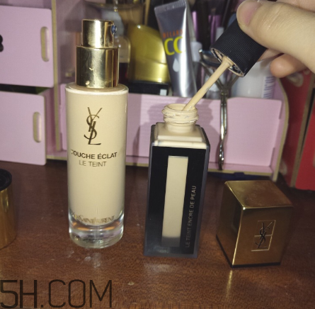 ysl超模和逆齡對比 ysl圣羅蘭粉底液區分
