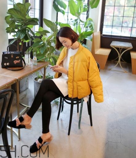 黃色棉服怎么搭配？黃色棉襖搭配圖片
