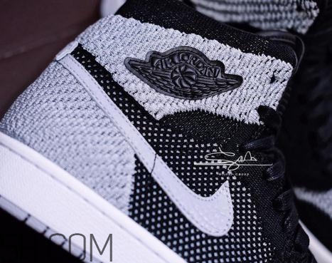 air jordan 1 flyknit shadow編織版發售時間_實物曝光