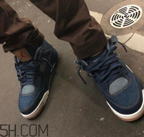 levis與air jordan 4聯(lián)名款實(shí)物什么樣_多少錢？