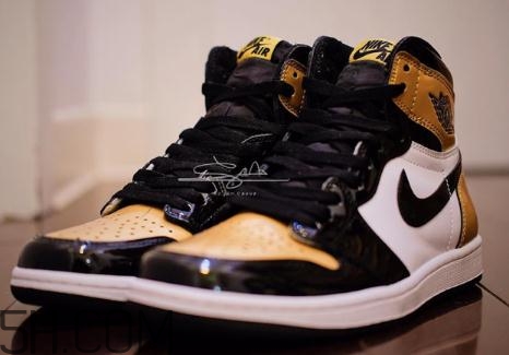 air jordan 1 gold toe黑金腳趾發售時間_多少錢？