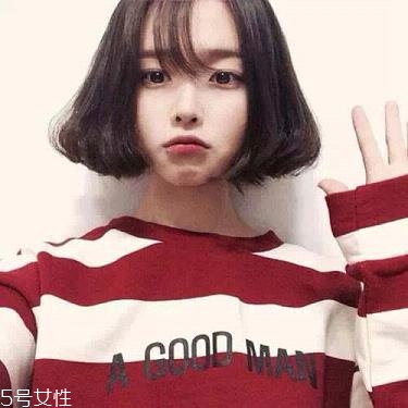 大臉女生適合的短發發型 短發打理步驟
