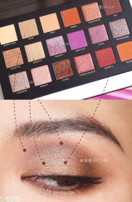 huda beauty沙漠盤怎么畫？油管大神一步步示范