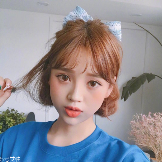 齊肩直發怎么扎好看 凸顯女神清純