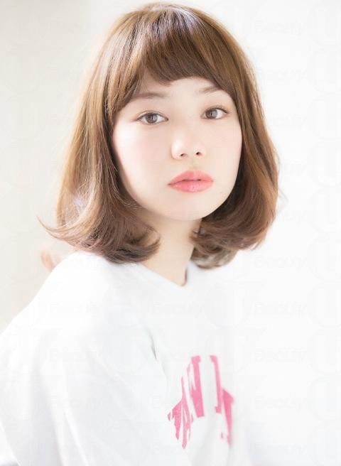 女眉上劉海短發型圖片 文青女神風