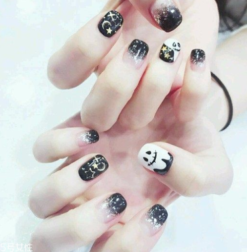 q版萬圣節美甲怎么做？q版萬圣節美甲教程