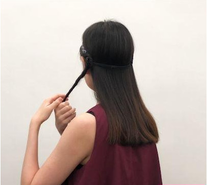 半馬尾怎么扎好看 2個半馬尾編發教學