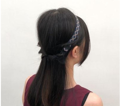 半馬尾怎么扎好看 2個半馬尾編發教學